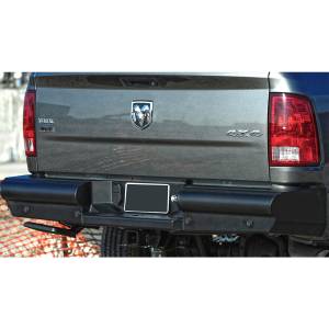 Fab Fours - Fab Fours DR94-U1650-1 Black Steel Elite Smooth Rear Bumper for Dodge Ram 2500/3500 1994-2002 - Image 5
