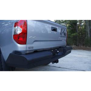 Fab Fours - Fab Fours TT07-U1550-1 Black Steel Elite Smooth Rear Bumper for Toyota Tundra 2007-2013 - Image 3