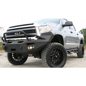 Fab Fours - Fab Fours TT14-H2852-1 Winch Front Bumper with Pre-Runner Guard for Toyota Tundra 2014-2019 - Image 3