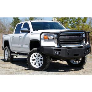 Fab Fours - Fab Fours GS14-H3150-1 Winch Front Bumper with Full Guard for GMC Sierra 1500 2014-2015 - Image 2