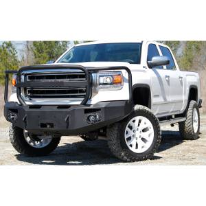 Fab Fours - Fab Fours GS14-H3150-1 Winch Front Bumper with Full Guard for GMC Sierra 1500 2014-2015 - Image 3
