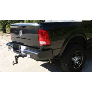 Fab Fours - Fab Fours DR10-T2950-1 Black Steel Rear Bumper for Dodge Ram 2500/3500 2010-2018 - Image 2