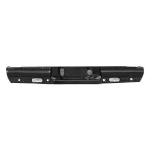 Fab Fours FF09-T1750-1 Black Steel Rear Bumper for Ford F150 2009-2014