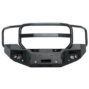 Fab Fours GM14-C3150-1 Winch Front Bumper with Full Guard and Sensor Holes for GMC Sierra 2500/3500 2015-2019