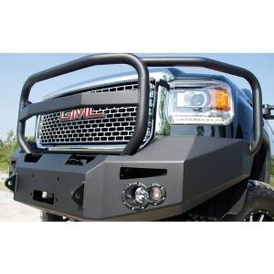 Fab Fours GM14-A3150-1 Winch Front Bumper with Full Guard for GMC Sierra 2500/3500 2015-2019