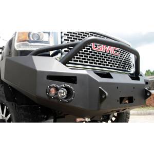 Fab Fours GM14-A3152-1 Winch Front Bumper with Pre-Runner Guard for GMC Sierra 2500/3500 2015-2019