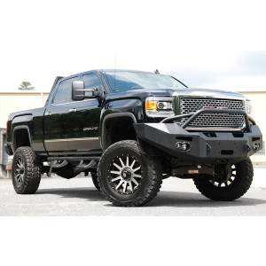 Fab Fours - Fab Fours GM14-A3152-1 Winch Front Bumper with Pre-Runner Guard for GMC Sierra 2500/3500 2015-2019 - Image 2
