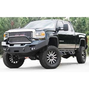 Fab Fours - Fab Fours GM14-A3152-1 Winch Front Bumper with Pre-Runner Guard for GMC Sierra 2500/3500 2015-2019 - Image 3
