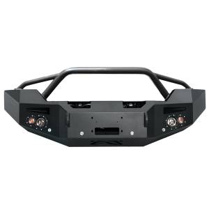 Fab Fours GM14-C3152-1 Winch Front Bumper with Pre-Runner Guard and Sensor Holes for GMC Sierra 2500/3500 2015-2019