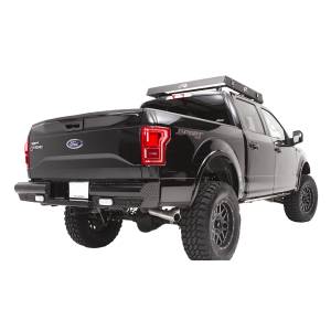 Fab Fours - Fab Fours FF15-T3250-1 Black Steel Rear Bumper with Sensor Holes for Ford F150 2015-2019 - Image 2