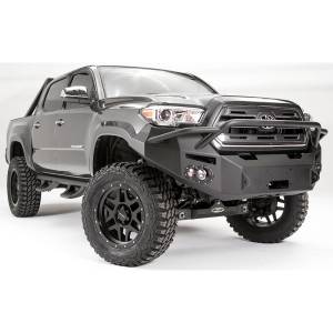 Fab Fours - Fab Fours TT16-B3652-1 Winch Front Bumper with Pre-Runner Guard for Toyota Tacoma 2016-2019 - Image 3