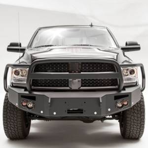 Fab Fours DR16-C4050-1 Winch Front Bumper with Full Guard and Sensor Holes for Dodge Ram 2500/3500/4500/5500 2016-2018