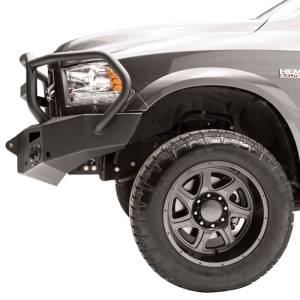 Fab Fours - Fab Fours DR16-C4050-1 Winch Front Bumper with Full Guard and Sensor Holes for Dodge Ram 2500/3500/4500/5500 2016-2018 - Image 5