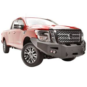 Fab Fours - Fab Fours NT16-F3751-1 Winch Front Bumper with Sensor Holes for Nissan Titan XD Only 2016-2019 - Image 2