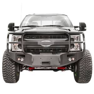 Fab Fours FS17-A4150-1 Winch Front Bumper with Full Guard and Sensor Holes for Ford F250/F350 2017-2021