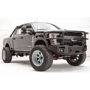 Fab Fours - Fab Fours FS17-A4150-1 Winch Front Bumper with Full Guard and Sensor Holes for Ford F250/F350 2017-2021 - Image 2