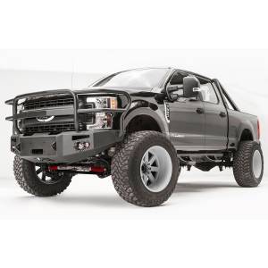 Fab Fours - Fab Fours FS17-A4150-1 Winch Front Bumper with Full Guard and Sensor Holes for Ford F250/F350 2017-2021 - Image 3