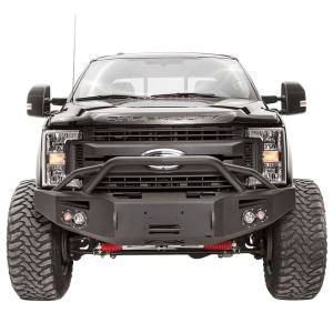 Fab Fours FS17-A4152-1 Winch Front Bumper with Pre-Runner Guard and Sensor Holes for Ford F250/F350 2017-2021