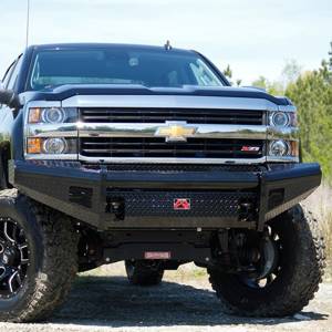 Fab Fours - Fab Fours FS17-S4161-1 Black Steel Front Bumper for Ford F250/F350/F450/F550 2017-2021 - Image 5