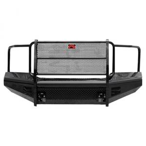 Fab Fours FS17-S4162-1 Black Steel Front Bumper with Pre-Runner Guard for Ford F250/F350/F450/F550 2017-2021