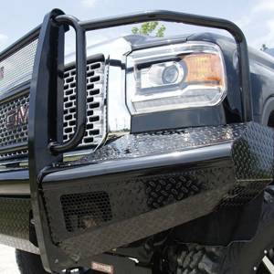 Fab Fours - Fab Fours FS17-S4162-1 Black Steel Front Bumper with Pre-Runner Guard for Ford F250/F350/F450/F550 2017-2021 - Image 4