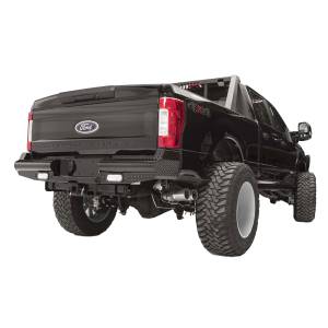 Fab Fours - Fab Fours FS17-T4150-1 Black Steel Rear Bumper for Ford F250/F350 2017-2021 - Image 2