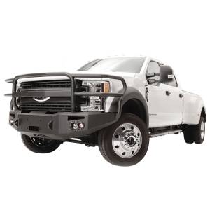 Fab Fours - Fab Fours FS17-A4250-1 Winch Front Bumper with Full Guard and Sensor Holes for Ford F450/F550 2017-2019 - Image 3