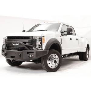 Fab Fours - Fab Fours FS17-A4252-1 Winch Front Bumper with Pre-Runner Guard and Sensor Holes for Ford F450/F550 2017-2021 - Image 3