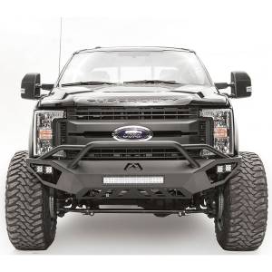 Fab Fours FS11-V2652-1 Vengeance Front Bumper with Pre-Runner Guard and Sensor Holes for Ford F450/F550 2011-2016