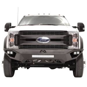 Fab Fours FS17-V4251-1 Vengeance Front Bumper with Sensor Holes for Ford F450/F550 2017-2019