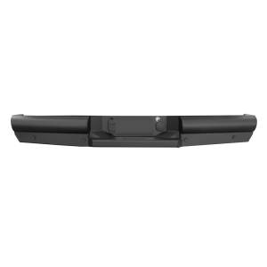 Fab Fours NT16-U3750-1 Black Steel Elite Smooth Rear Bumper for Nissan Titan XD Only 2016-2019