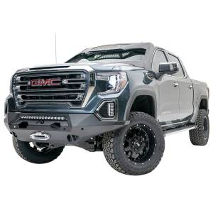 Fab Fours - Fab Fours GS19-X3951-1 Matrix Front Bumper with Sensor Holes for GMC Sierra 1500 2019-2020 - Image 2
