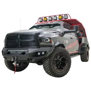 Fab Fours - Fab Fours DR10-X2951-1 Matrix Front Bumper with Sensor Holes for Dodge Ram 2500/3500/4500/5500 2010-2018 - Image 2