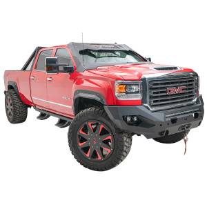 Fab Fours - Fab Fours GM15-X2851-1 Matrix Front Bumper with Sensor Holes for GMC Sierra 2500/3500 2015-2019 - Image 2