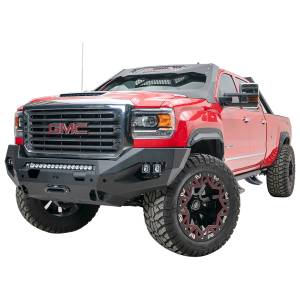 Fab Fours - Fab Fours GM15-X2851-1 Matrix Front Bumper with Sensor Holes for GMC Sierra 2500/3500 2015-2019 - Image 3