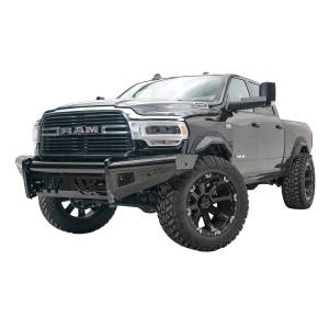 Fab Fours - Fab Fours DR19-S4461-1 Black Steel Front Bumper with Sensor Holes for Dodge Ram 2500/3500 2019-2021 - Image 2
