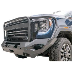 Fab Fours - Fab Fours GM20-X5050-1 Matrix Front Bumper with Full Guard and Sensor Holes for GMC Sierra 2500/3500 2020 - Image 2