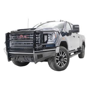 Fab Fours GM20-S5062-1 Black Steel Front Bumper with Pre-Runner Guard for GMC Sierra 2500/3500 2020