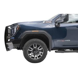 Fab Fours - Fab Fours GM20-S5062-1 Black Steel Front Bumper with Pre-Runner Guard for GMC Sierra 2500/3500 2020 - Image 4