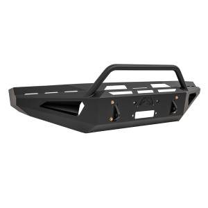 Fab Fours - Fab Fours DR94-RS1562-1 Red Steel Front Bumper with Pre-Runner Guard for Dodge Ram 2500/3500/4500/5500 1994-2002 - Image 2