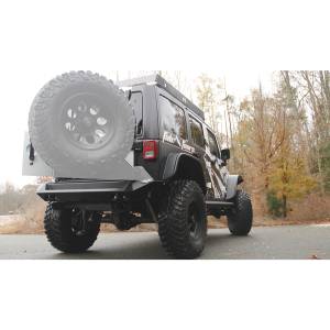 Fab Fours - Fab Fours JK07-Y1251-1 Premium Rear Bumper for Jeep Wrangler JK 2007-2018 - Image 3