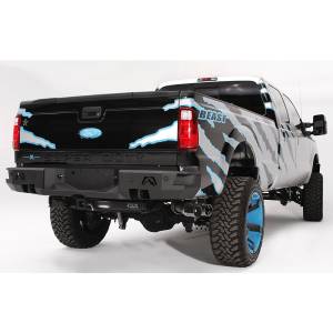 Fab Fours FS08-W1351-1 Premium Rear Bumper with Sensor Holes for Ford Super Duty 1999-2016