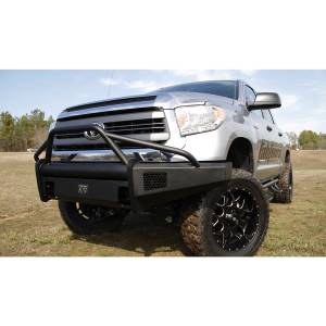 Fab Fours - Fab Fours TT14-R2862-1 Black Steel Elite Smooth Front Bumper with Pre-Runner Guard for Toyota Tundra 2014-2019 - Image 2