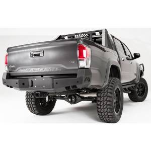 Fab Fours - Fab Fours TT16-W3651-1 Premium Rear Bumper with Sensor Holes for Toyota Tacoma 2016-2020 - Image 2