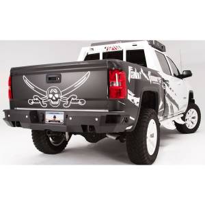 Fab Fours - Fab Fours CS14-W3151-1 Premium Rear Bumper with Sensor Holes for Chevy Silverado 1500 2014-2018 - Image 2