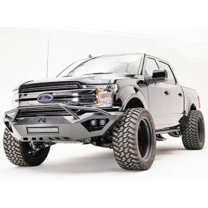 Fab Fours - Fab Fours FF18-D4552-1 Vengeance Front Bumper with Pre-Runner Guard and Sensor Holes for Ford F150 2018-2020 - Image 2
