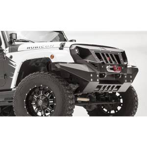 Fab Fours - Fab Fours GR1010-1 Grumper Full Width Front Bumper for Jeep Wrangler JK 2007-2018 - Image 2
