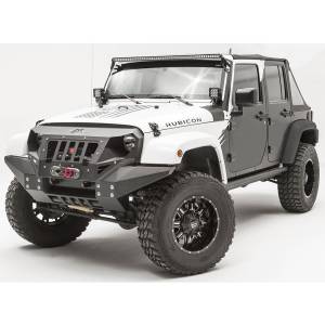 Fab Fours - Fab Fours GR1010-1 Grumper Full Width Front Bumper for Jeep Wrangler JK 2007-2018 - Image 3