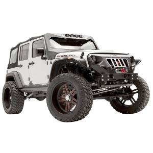 Fab Fours - Fab Fours GR1000-1 Grumper Front Bumper for Jeep Wrangler JK 2007-2018 - Image 2