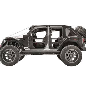 Fab Fours - Fab Fours JK1030-1 Front Tube Door for Jeep Wrangler JK 2007-2018 - Image 4